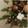 Christmas Tree Christmas Decorations Indoor Arbol De Navidad Con Luces Small Christmas Tree with Lights Warm Wooden Base for Christmas Decor Home