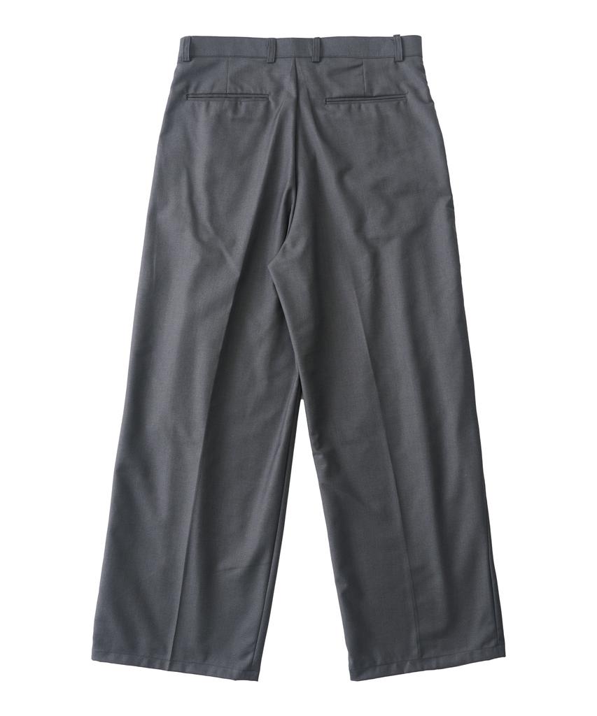 ANALOG MOOD Easy Tr Balloon Pintuck Slacks (Charcoal)