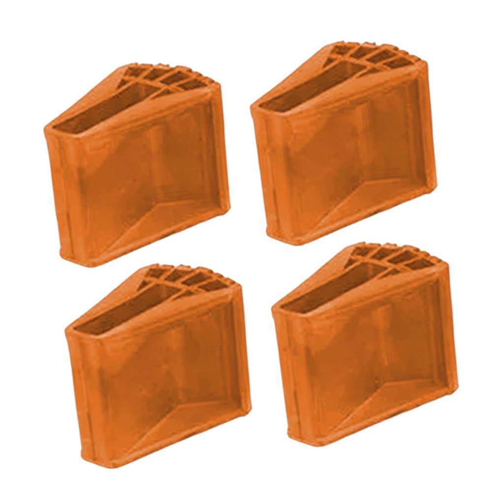 Non Slip Ladder Feet Covers Enhanced Stability Durable Rubber Protector for Mini Folding Ladder Auxiliary