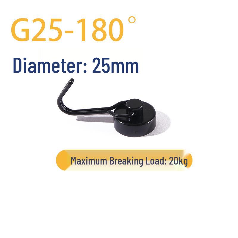 Strong Neodymium Rotating Hook: Powerful No-Drill Magnetic Mount