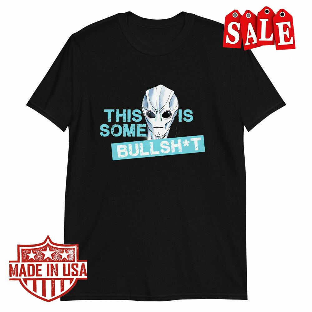 

Resident AlienThis Is Some Bullshit Logo T-Shirt Size S-5XL Unisex T-Shirt XXXXL