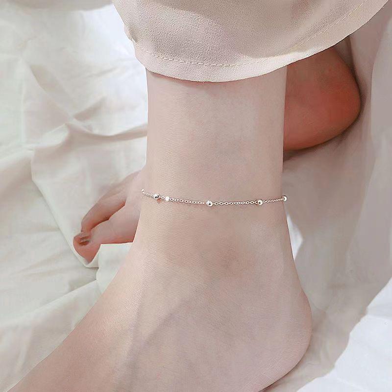Retro Exotica: Multi-Layer Metal Tassel Anklet for Women, Cos Court Style Foot Jewelry