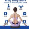 Seat Cushion For Long Sitting Hours On Office/Home Chair, Car, Wheelchair -Memory Foam For Hip, Tailbone, Coccyx, Sciatica CDN