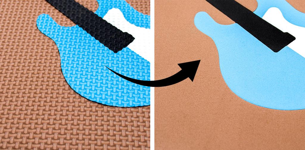 Children's foldable foam puzzle mat for the floor to play with for a first birthday