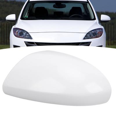Side Mirror Cap Cover White Stylish Look UV Protection Scratch Resistant Side Rearview Wing Mirror Cap for 2 3 6