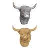 Highland Cow Decor Cute Wall Mounted Decoration for Garden Fence Living Room