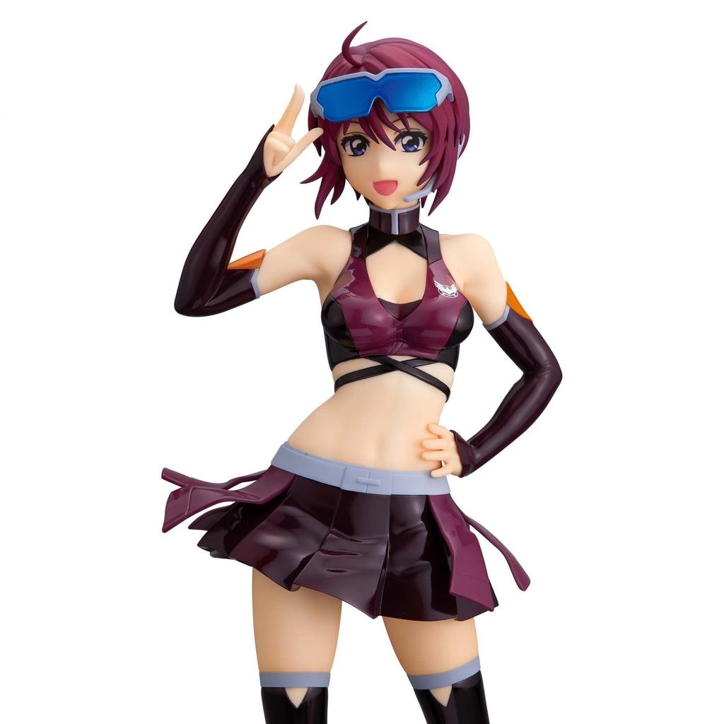Mobile Suit Gundam SEED FREEDOM Figur — Lunamaria Hawke Racing ver. aus der GLITTER & GLAMOURS Linie, ca.. 22cm Sammler-PVC-Figur.