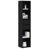 Bookshelf Black Oak Effect 36 x 30 x 171 cm Engineered Wood