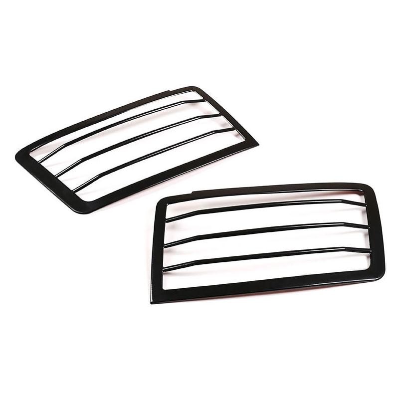 For Land Rover Defender 110   2022 Stainless Steel Headlight Lamp Shade Cover Fog Lights Grille Car Accessories