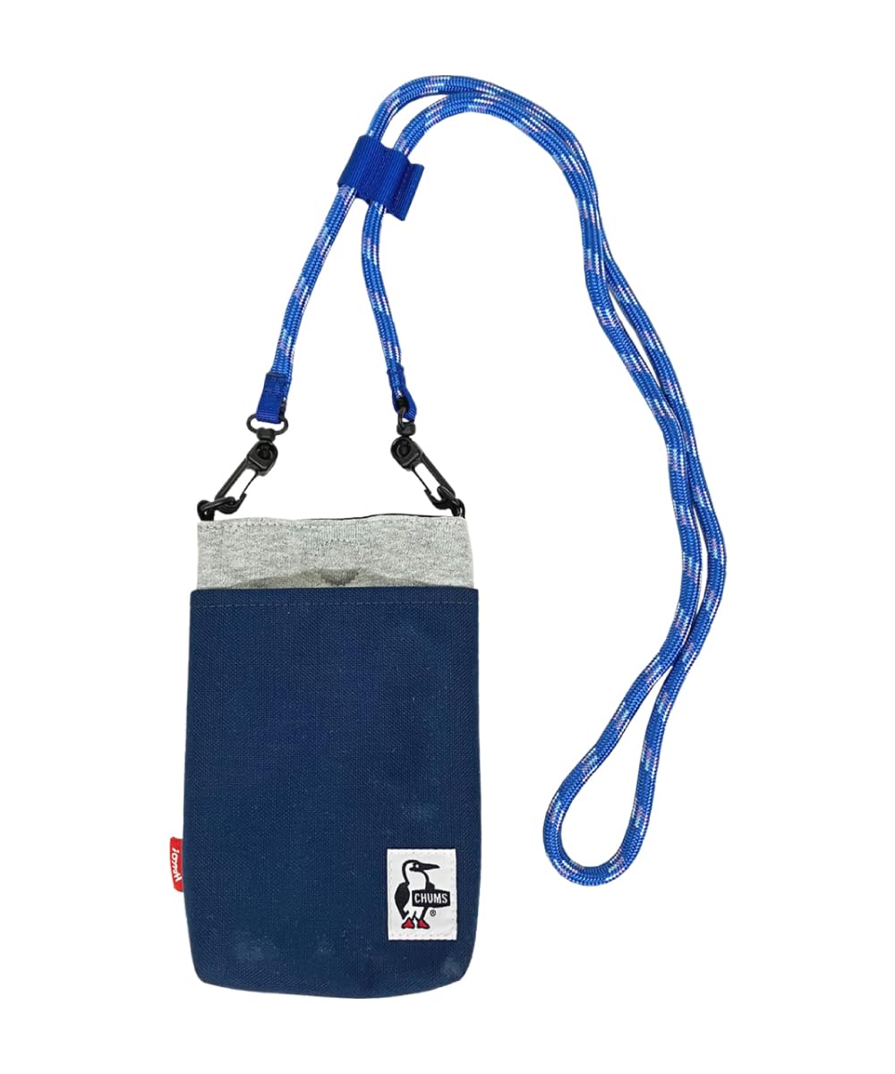 

Bag Rope Shoulder Pouch Sweat Nylon Navy [Chums] H-Gray/Basic