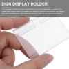 Price Tag Price Label Holders PVC Plastic Retail Shelf Card Slot  Mall Shop