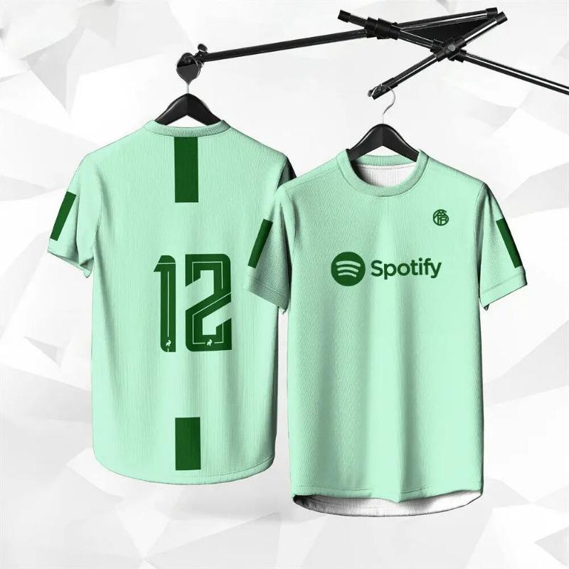 The summer new men's T-shirt, personalized sports T-shirt, men's jersey, casual sports short-sleeved jersey, football jerse