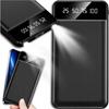 Duży Mocny Szybki Powerbank Ładowarka 10000Mah 2Xusb Usb-C Latarka Led Slim