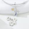 Copper Star Moon Sun Tassel Beads Original Pendants Bracelet Charm Jewelry Party Diy Trendy Gifts