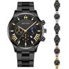 Men's Waterproof Luminous Running Alarm Clock Watch