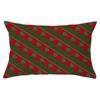 Christmas Simple Print Series Peach Skin Waist Pillowcase Home Sofa Pillowcase Office Pillowcase