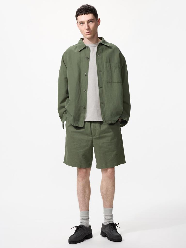 Uniqlo Japan Linen Blend Easy Shorts