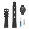 20mm Silicone Watch Band for and Waterproof and Omega, Swatch, MoonSwatch, Speedmaster, Rolex, Seiko. Sweatproof.