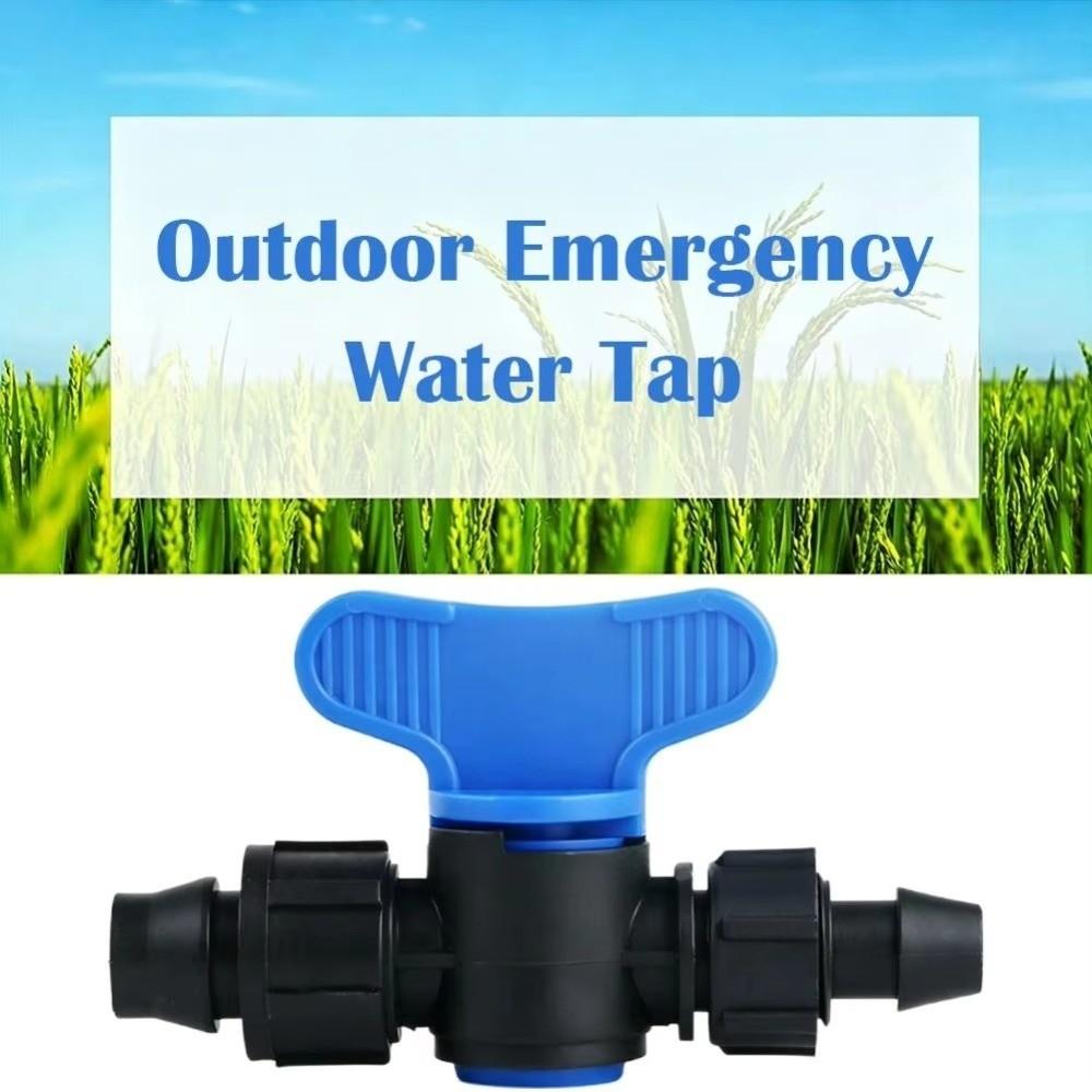 Drip Tape Double-Lock Bypass Valve with Rubber Pad Irrigation Belt Valve  Camping Picnic
