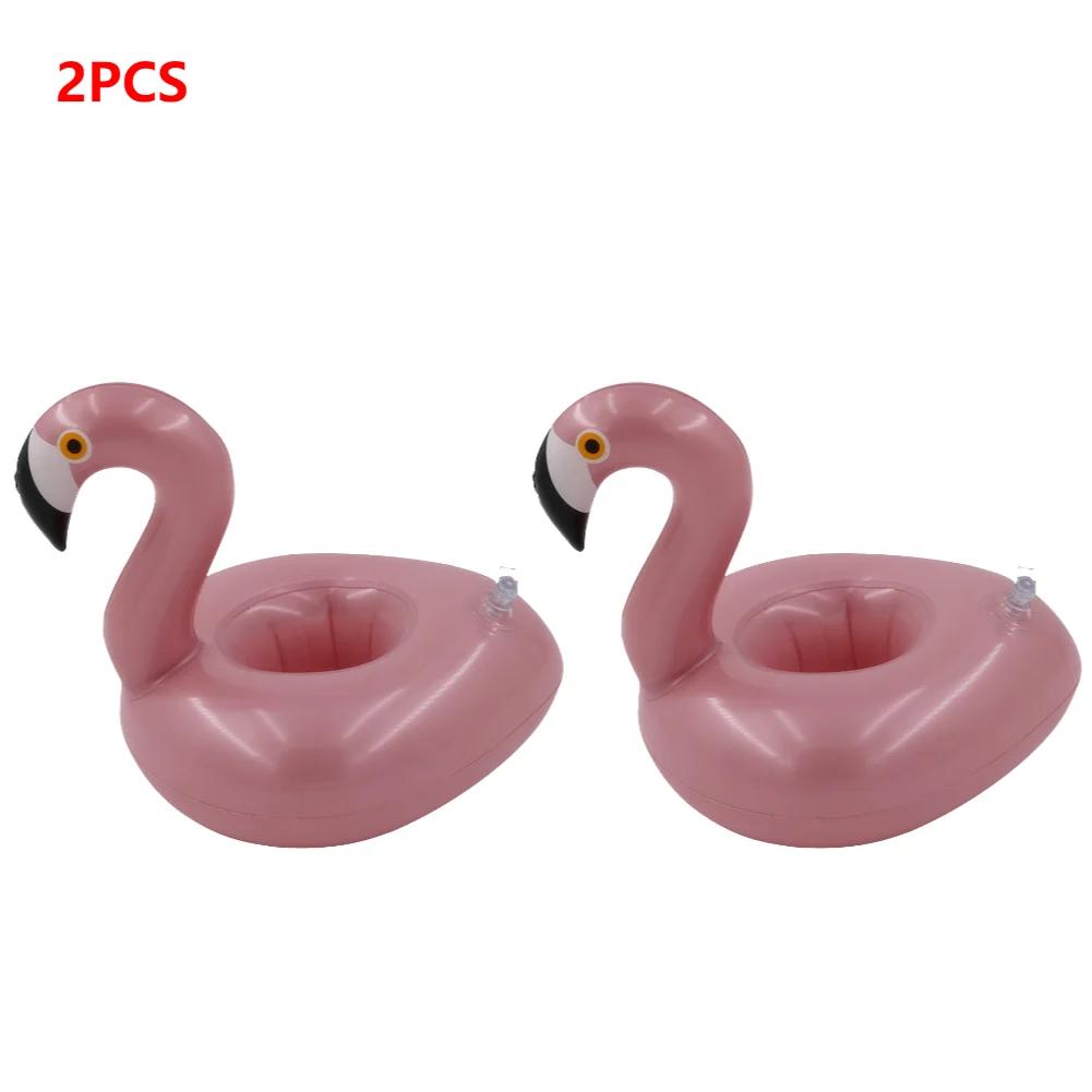 1-30PCS Float Inflatable Flamingo Drink Cup Holder Party Decor Water Cup Holder Swimming Pool Toys Beach Inflatables Party Decor
