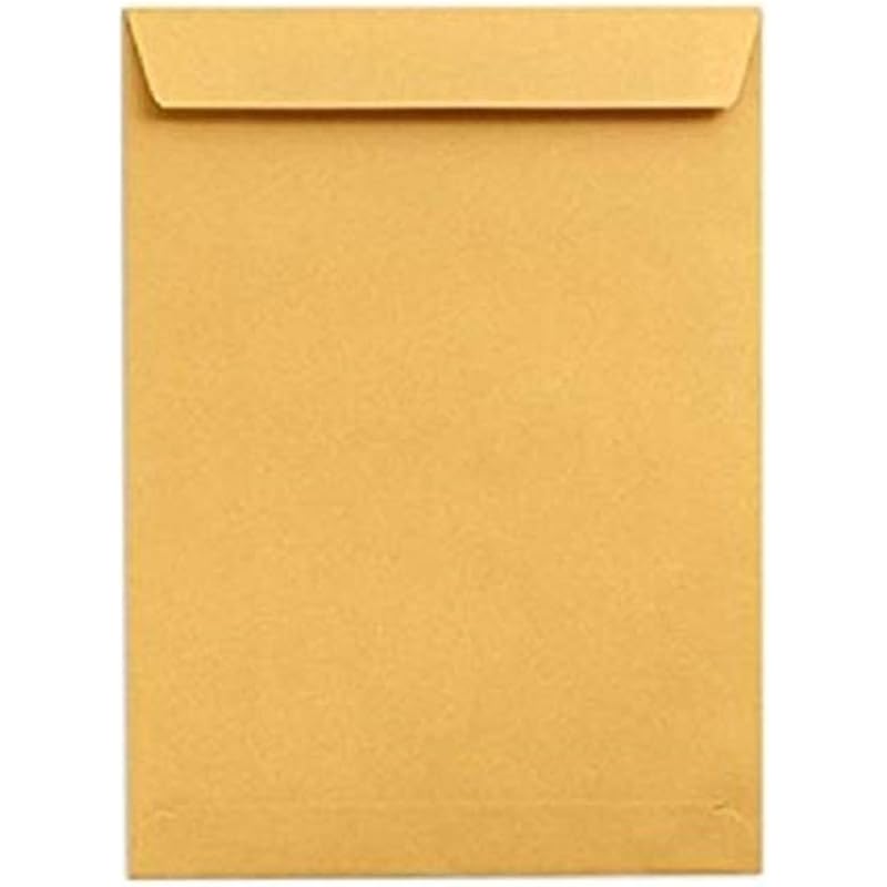 True-Ally Laminated Yellow Paper Large Size Envelope Ideal For Home Office Secure Mailing | Poly Laminated Inside | 12 X