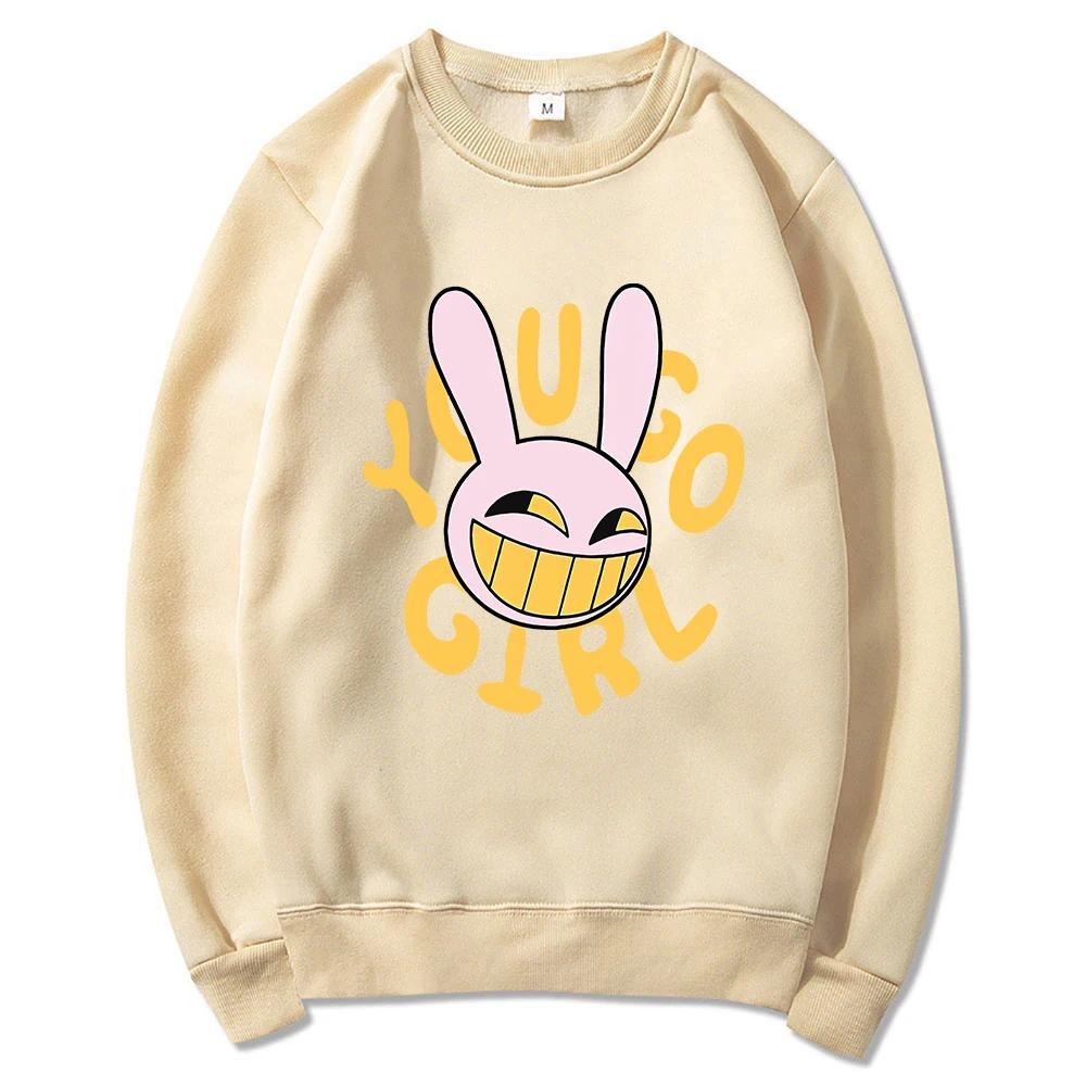 YOU GO GIRL Digital Circus Jax Hoodie Fashion Unisex Harajuku Funny Cute Rabbit Hoodie Unisex Cartoon Vintage Pullover Sweatshirt