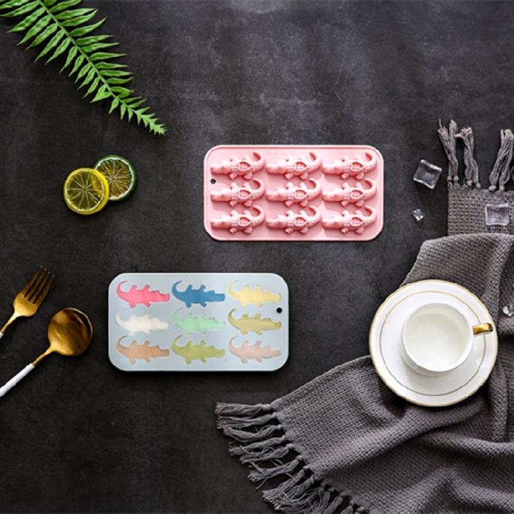 9 Unit Crocodiles Designs Silicone Mold Food Safe Materials Mould For Cake Decorating Chocolate Molds