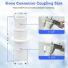 2pcs Pool Pump Hose Connector Pool Hose Adapters Over Ground Pool Hose Adapter Leak-Proof Cleaner Filter System Accessories