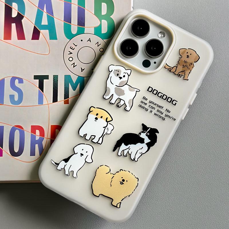 Zhitai iPhone 14/15/16Pro Max Cartoon Jelly Skin Case