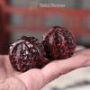 Rosewood Carved Pixiu Ornament: Gourd & Dragon Turtle Handicraft