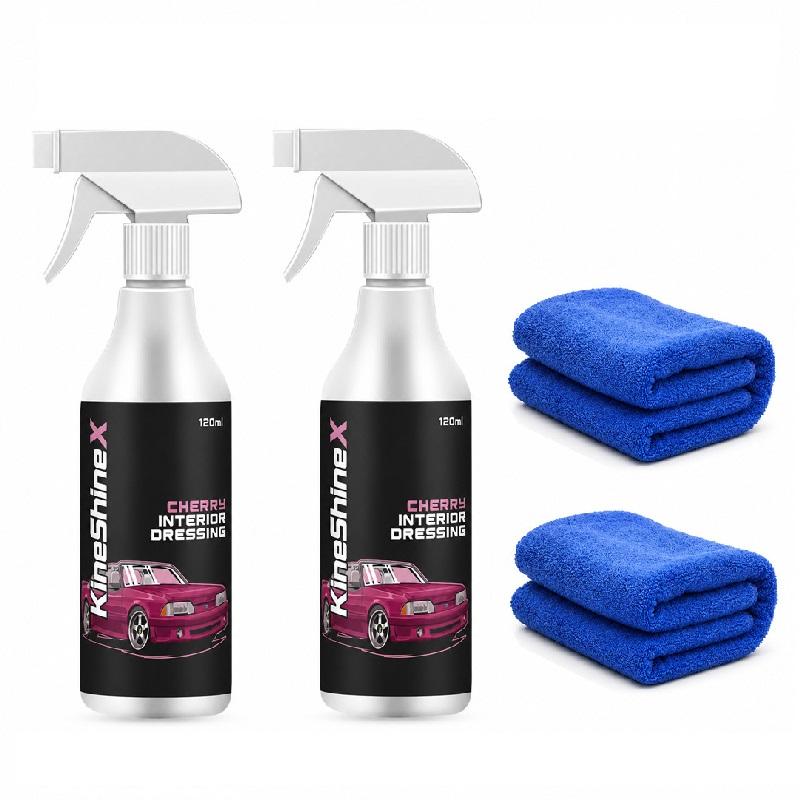 Car Interior Protection Spray 120ml UV Protection Auto Dashboard Seat Cleaning Refurbish Liquid
