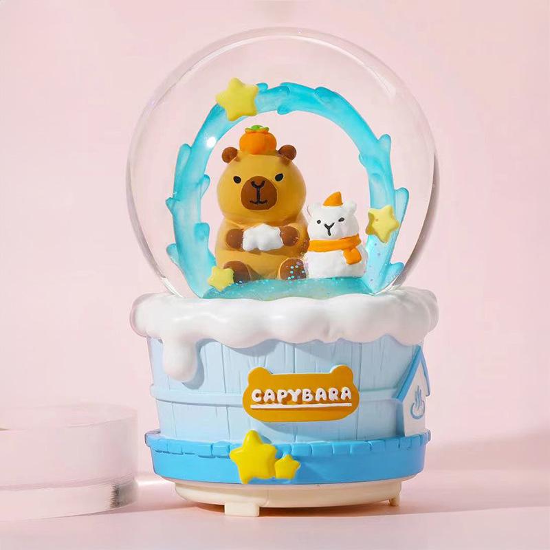 Astronaut Crystal Ball Music Box Ornament - Student Snow Globe Birthday Gift