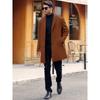 Male Streetwear Jackets Man's Solid Color Casual Outerwear And Coats Single Breasted Lapel Wool Men's Jacket For Spring Winter