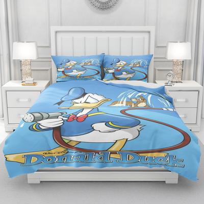 MINISO Cartoon Donald Duck Quilt Cover Skin-Friendly and Breathable Duvet Comforter Warmth Children's Bedroom Bedding