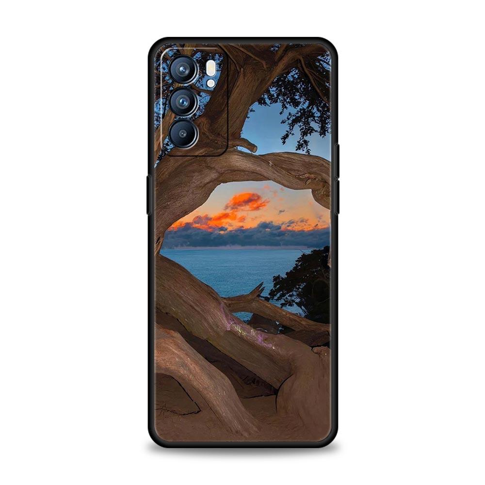 Carino arte bella indie rosa acceso Custodia Per Oppo Reno8 Reno7 Reno6 Pro A54 5G Find X6 X5 A53 A52 A9 A15 A95 A17 A16 A57 A31 Copertura