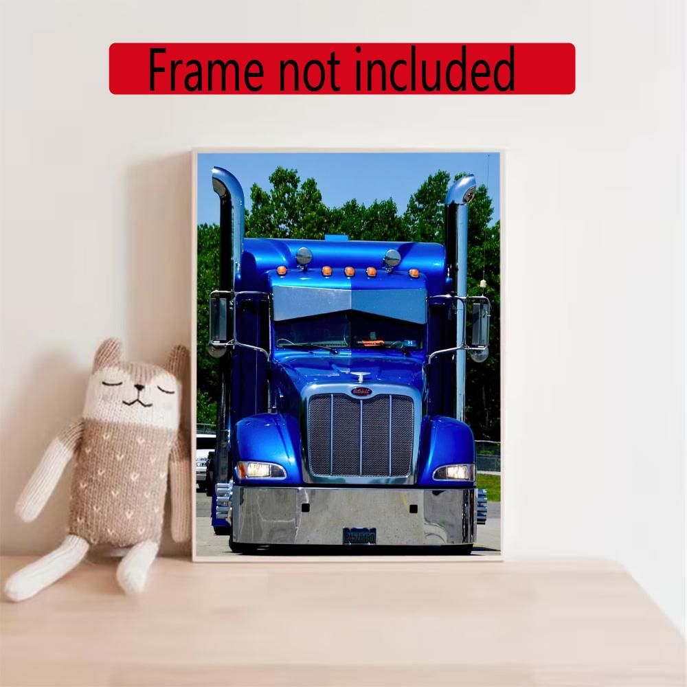 Kenworth 5D Diy Diamond Painting Round Diamond Mosaic Suitable For Beginners Diamond Painting Rhinestones Gift Frameless