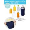 KOYOKOMA [Set of 2] PET Bottle Covers, Bottle Holders, My Bottle Covers, Stainless Steel Bottle Cases, Water Bottle Covers, PET Bottle Covers (Navy/68