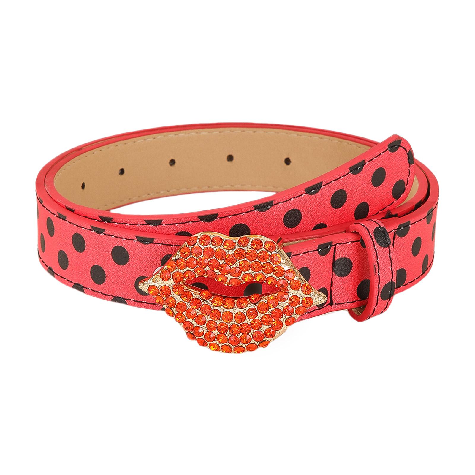 

Punk Waist Belly Chain Belt for Women Men for Street Dance Prom Hip Hop Rock Music PU Belt Jean Stunning Buckle