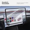 YZ Center Control screen Tempered Glass Film Protector Matte HD with Border Protection case For Tesla Model 3 Y Highland Juniper