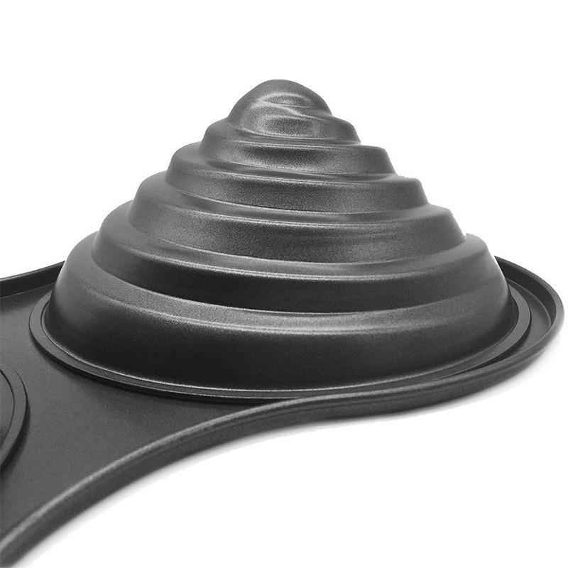 3D Non Stick Giant Cupcake Mould/Pan Carbon Steel Giant Cupcake Mold Large/Jumbo Cupcakes Pan Cake Moulds                  009