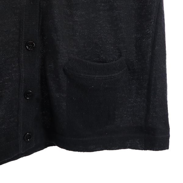 MIUMIU Made In Italy Long Sleeve Cashmere Blend Cardigan 40 Black Knit Women Used