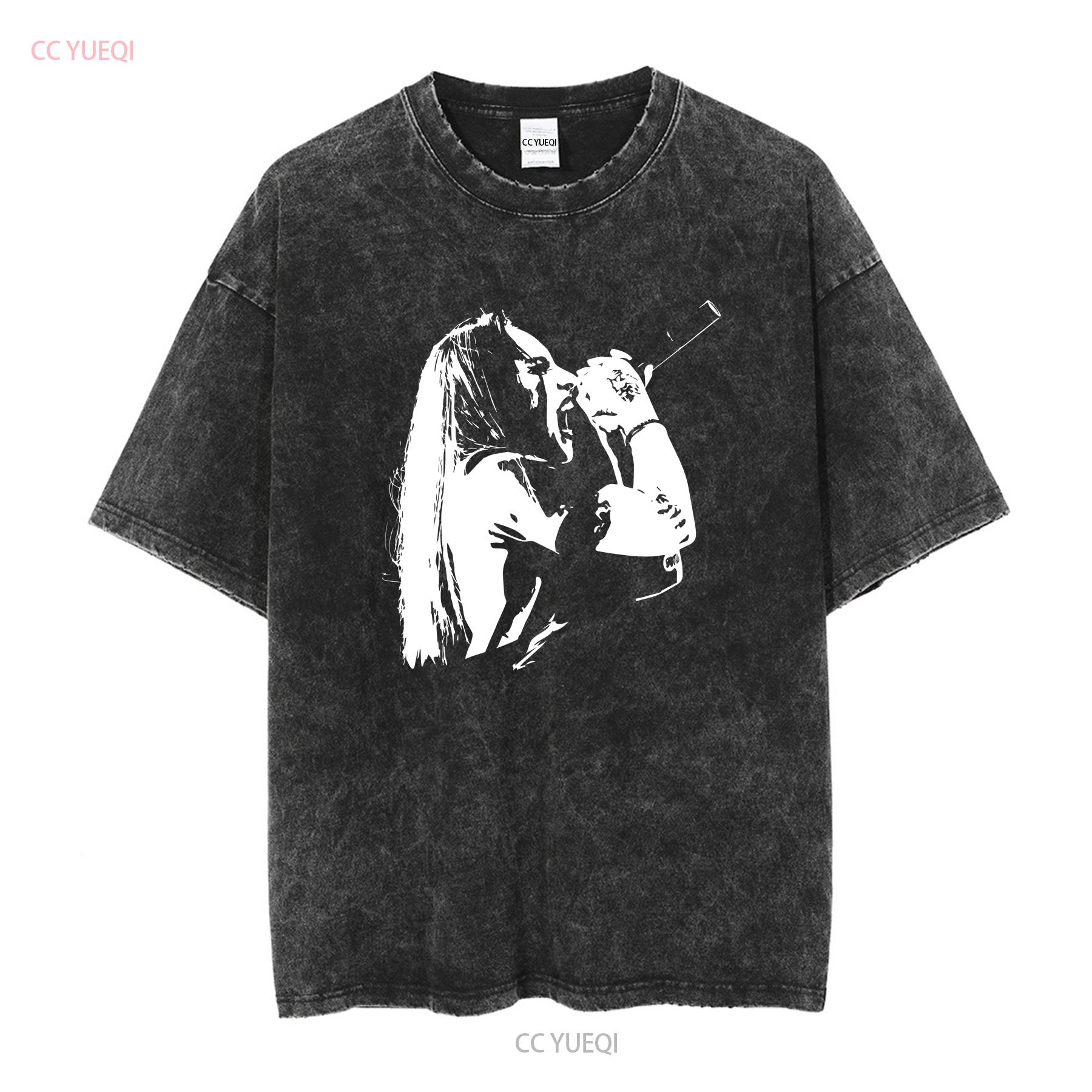 Tatiana Shmayluk Jinjer Band T-Shirt lange oder kurze Ärmel vintage gewaschen bequem atmungsaktiv streetwear homme 3XL black