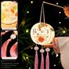 Cute Mid Autumn Festival Lantern Craft Hand-held LED Lamp  Kindergarten