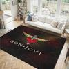 Bon Jovi Design Crystal Velvet Carpet Cozy Non?Slip Printed Rug For Bedroom Living Room Entrance