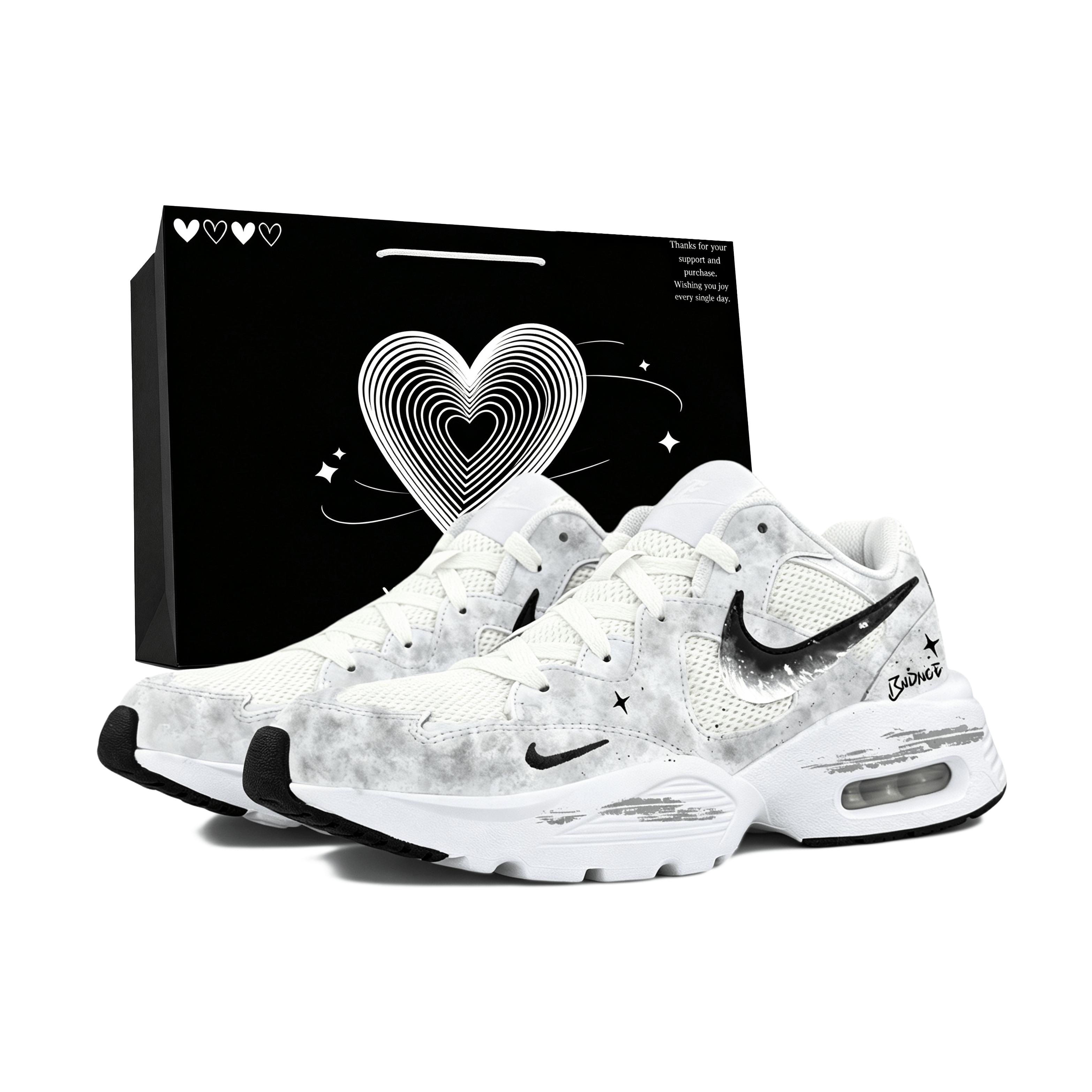 

Nike Air Max Fusion Abrasion Resistant Low top Casual Running Shoes Unisex Light Gray CJ1670-102(Team2316-LK) 45