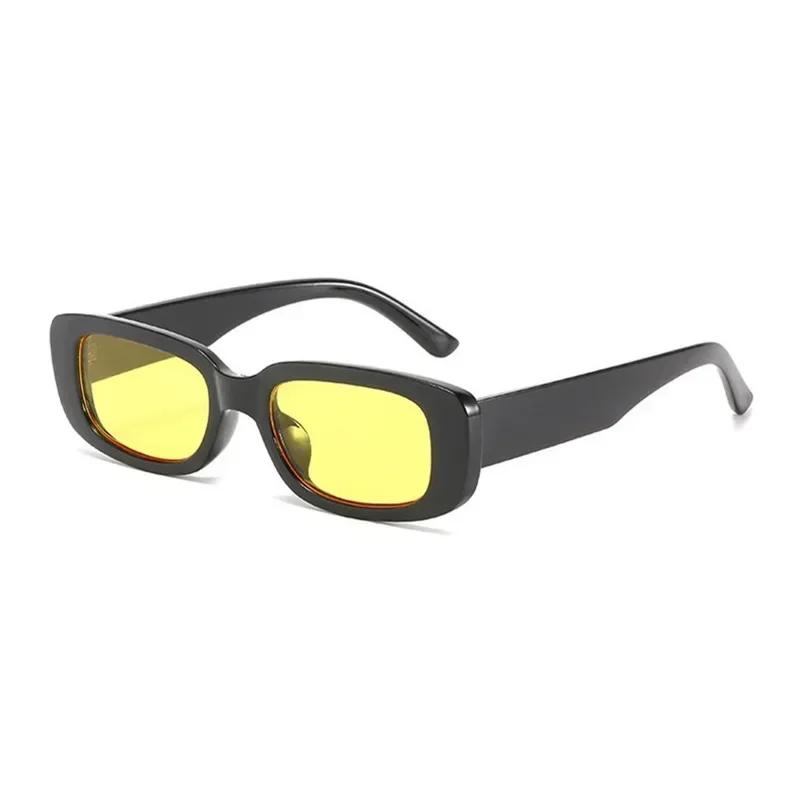 1pc Fashion Small Square Frame Sunglasses Combination Black White Set Retro Style Cute Ladies Daily Holiday Decoration Glasses