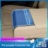 Denza N7/N8 Interior Protective Film for Console, Dashboard, Navigation, and Gear Shift - TPU High.