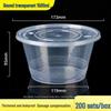 JingJingRS Disposable Round Takeout Containers
