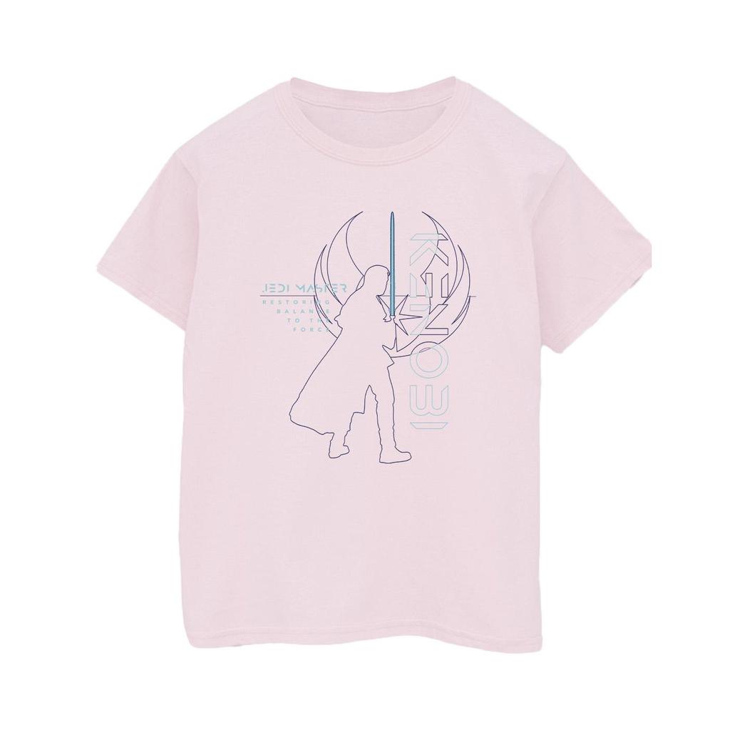 STAR WARS Mens Obi-Wan Kenobi Jedi Master Balance T-Shirt