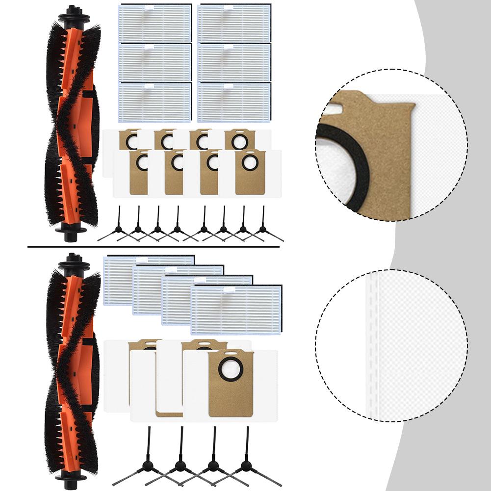 Replacement Kit For Cecotec FOR CONGA M20 Robotic Vacuum Cleaner: Main Brush, Side Brush, Filter, Dust Bag